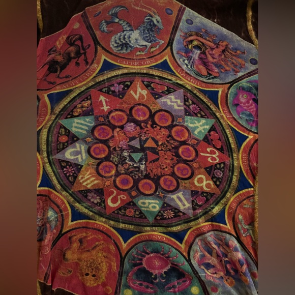 Jean Paul Gaultier Tops - Jean Paul Gaultier Zodiac Graphic Turtleneck top -vintage rare